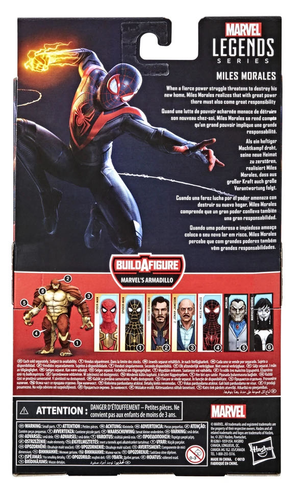 Spider-Man (Miles Morales) - Hasbro (Marvel Legends) action figure collectible [Barcode 5010993844708] - Main Image 2