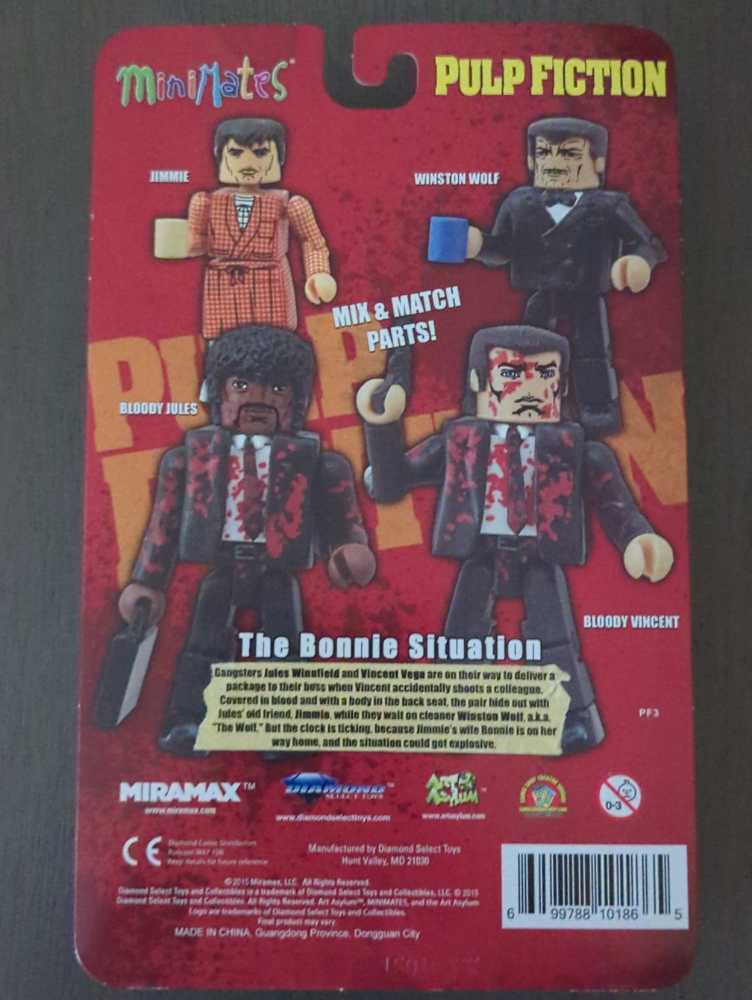 The Bonnie Situation Minimates Box Set - Diamond Select Toys (Pulp Fiction) action figure collectible [Barcode 699788101865] - Main Image 2