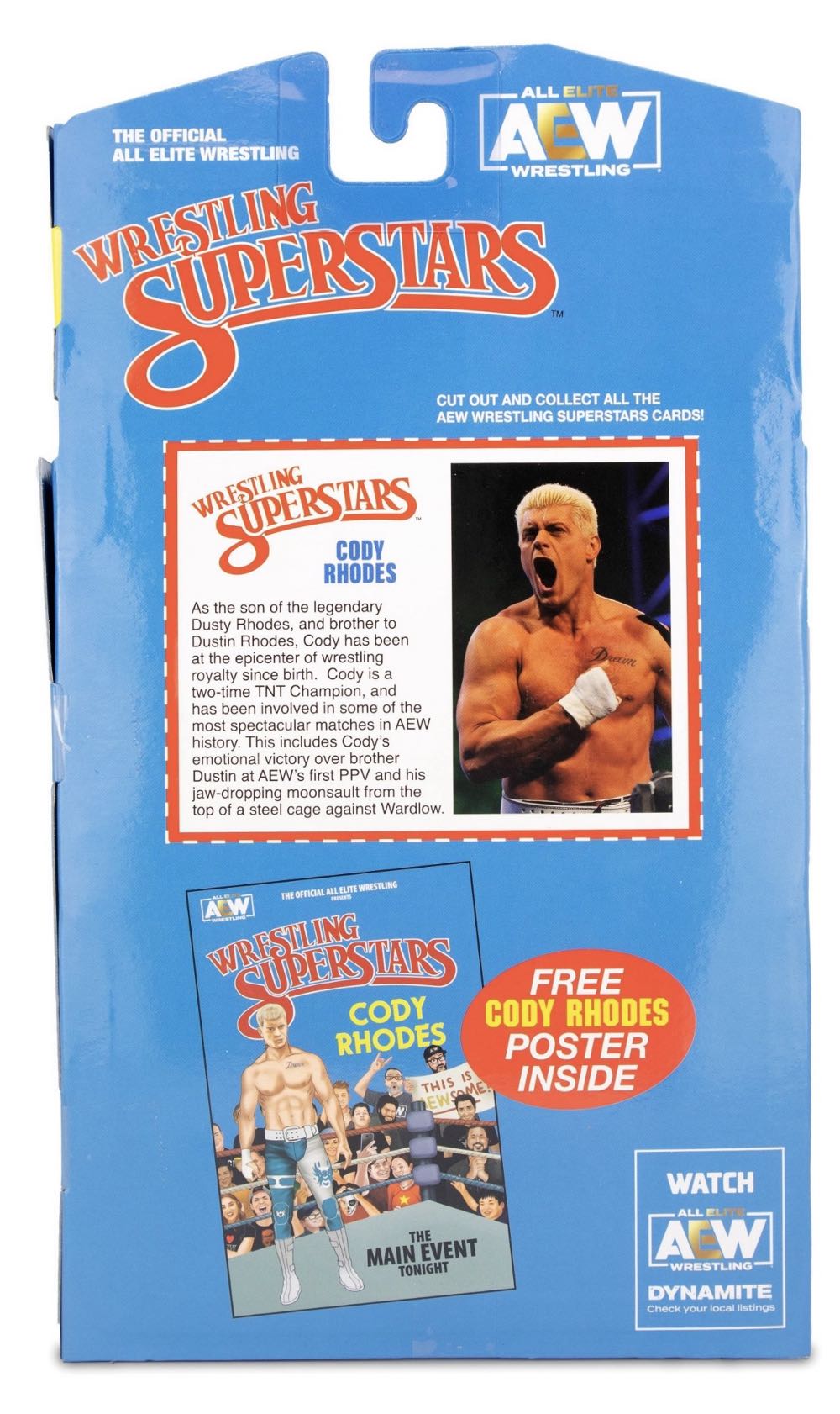 Cody Rhodes - Jazwares (AEW Unmatched Collection Series 1) action figure collectible [Barcode 191726390244] - Main Image 2