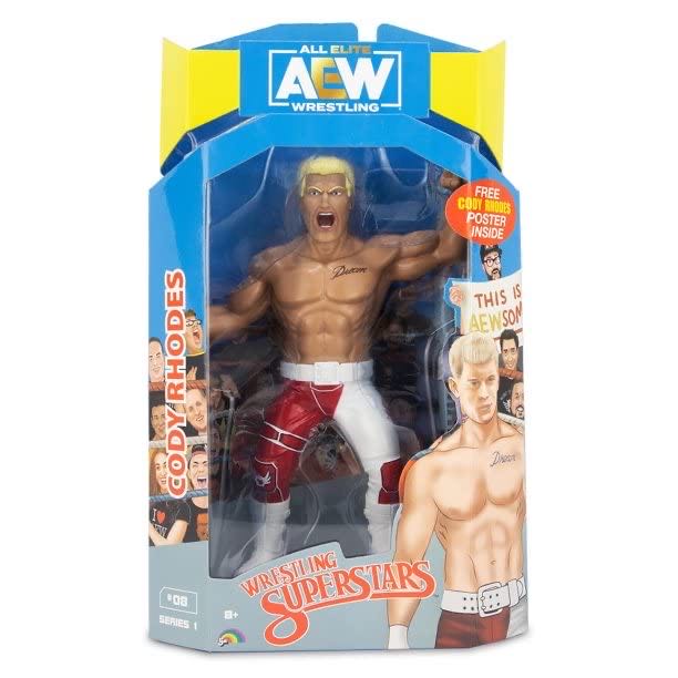 Cody Rhodes - Jazwares (AEW Unmatched Collection Series 1) action figure collectible [Barcode 191726390244] - Main Image 4