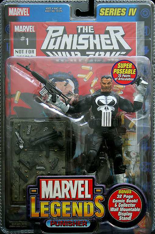 Marvel Legends, Series 4: Punisher - Toy Biz (Marvel Superheroes) action figure collectible - Main Image 2