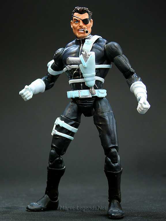 Marvel Legends, Series 5: Nick Fury - Toy Biz (Marvel Superheroes) action figure collectible - Main Image 2