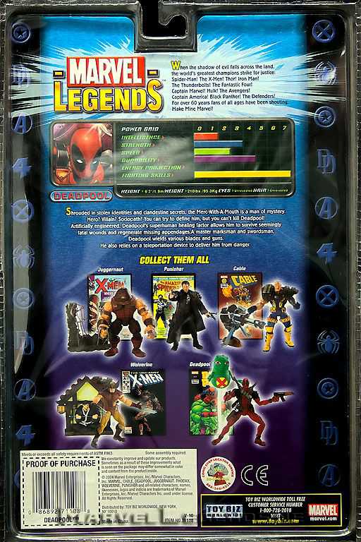 Marvel Legends, Series 6: Doop - Toy Biz (Marvel Superheroes) action figure collectible - Main Image 4