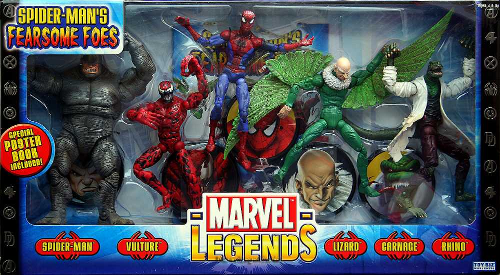 Marvel Legends, Spider-man’s Fearsome Foes Box Set: Rhino - Toy Biz (Marvel Superheroes) action figure collectible - Main Image 2