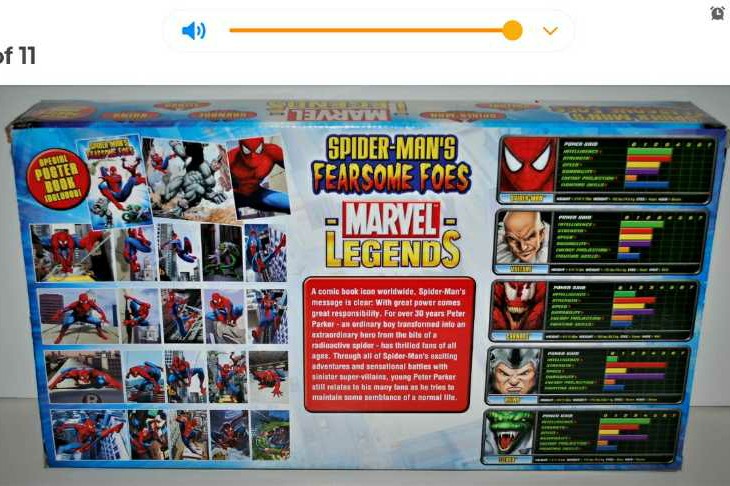 Marvel Legends, Spider-man’s Fearsome Foes Box Set: Rhino - Toy Biz (Marvel Superheroes) action figure collectible - Main Image 3