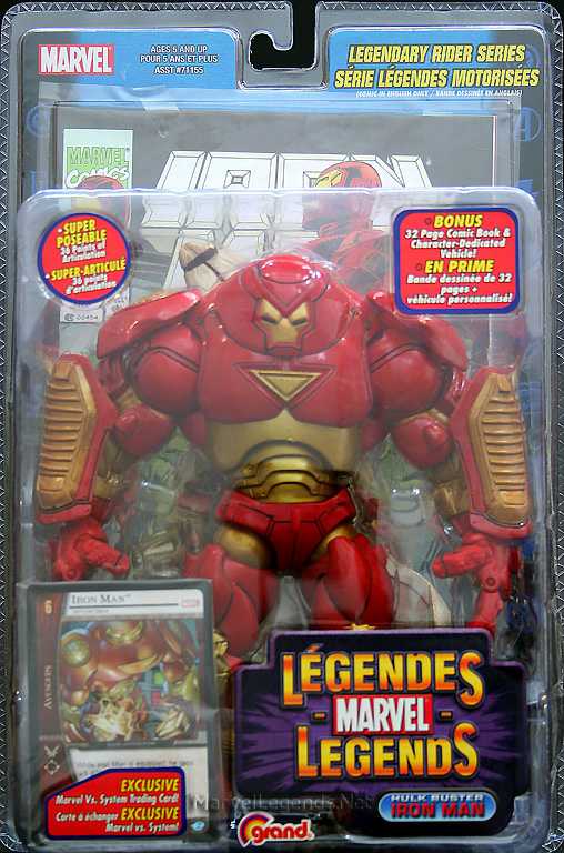 Marvel Legends, Series 11, Legendary Riders Wave: Hulkbuster Iron Man - Toy Biz (Marvel Superheroes) action figure collectible - Main Image 3