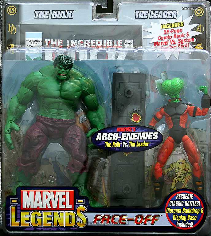 Marvel Legends, Face-off Series 1: The Incredible Hulk - Toy Biz (Marvel Superheroes) action figure collectible - Main Image 2