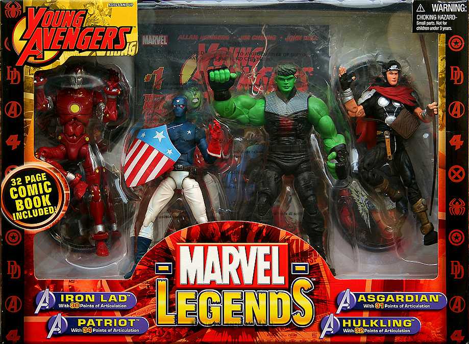 Marvel Legends, Young Avengers Box Set: Hulkling - Toy Biz (Marvel Superheroes) action figure collectible - Main Image 2