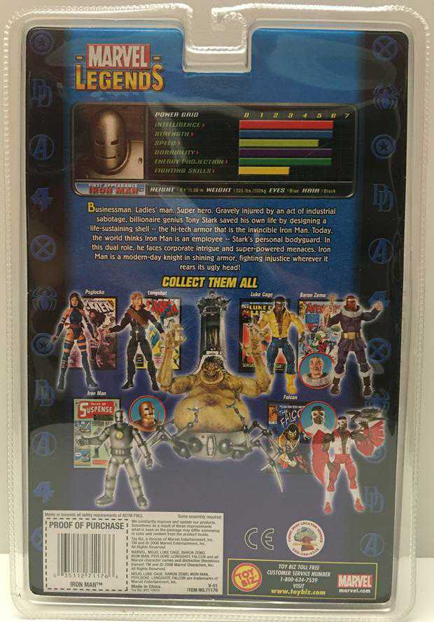 Marvel Legends, Series 14, Mojo Wave: First Appearance Iron Man - Toy Biz (Marvel Superheroes) action figure collectible - Main Image 4