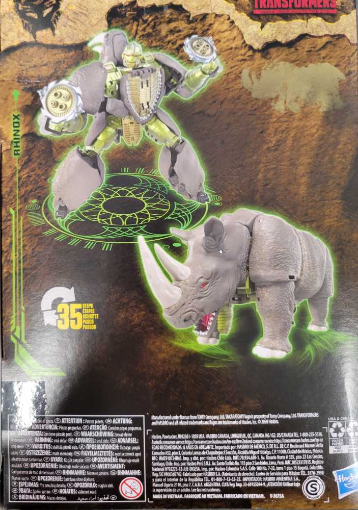 TF WFC Kingdom: Voyager Class Rhinox - Hasbro / Takara Tomy (Transformers Kingdom: War For Cybertron Trilogy) action figure collectible [Barcode 5010993792382] - Main Image 4