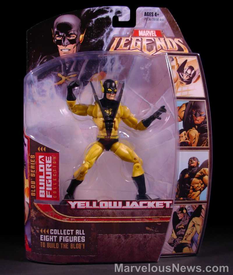 Marvel Legends, Blob Wave: Yellow Jacket - Hasbro (Marvel Superheroes) action figure collectible - Main Image 3