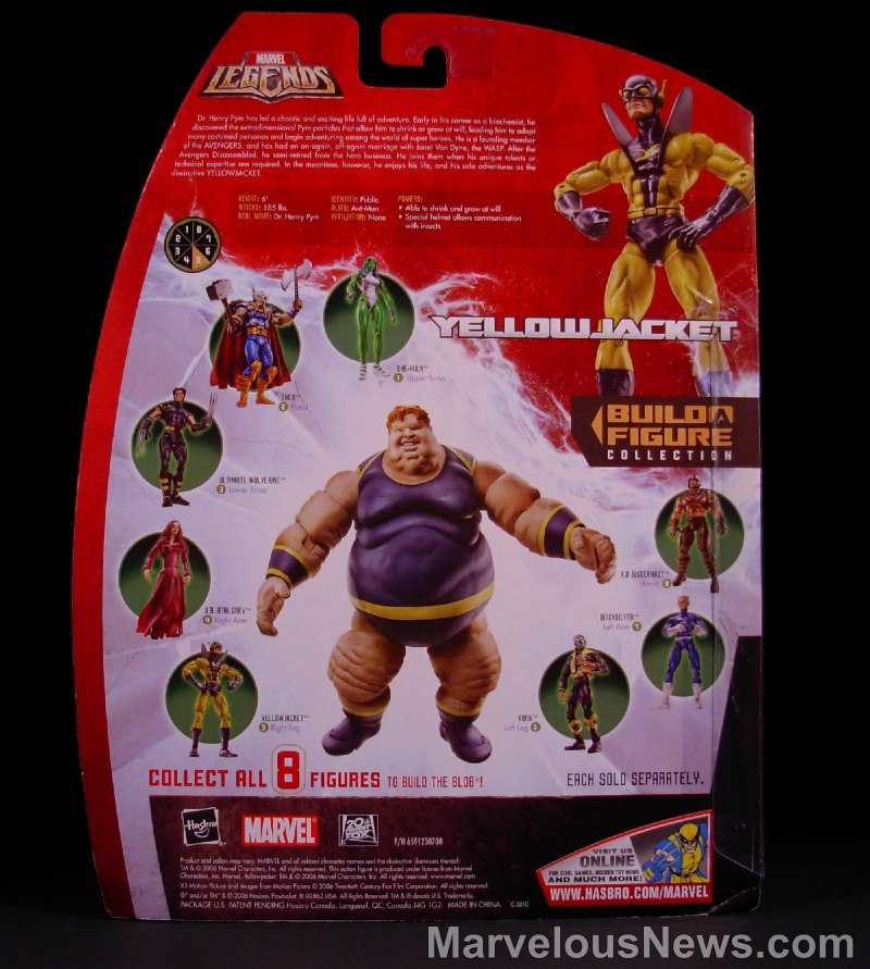 Marvel Legends, Blob Wave: Yellow Jacket - Hasbro (Marvel Superheroes) action figure collectible - Main Image 4