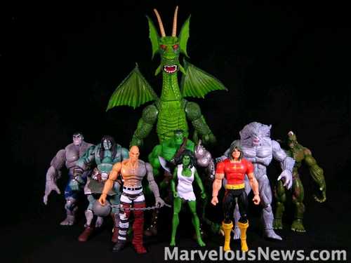 Marvel Legends, Hulk Series, Fin Fang Foom Wave: Fin Fang Foom Build-a-figure  - Hasbro (Marvel Superheroes) action figure collectible - Main Image 4