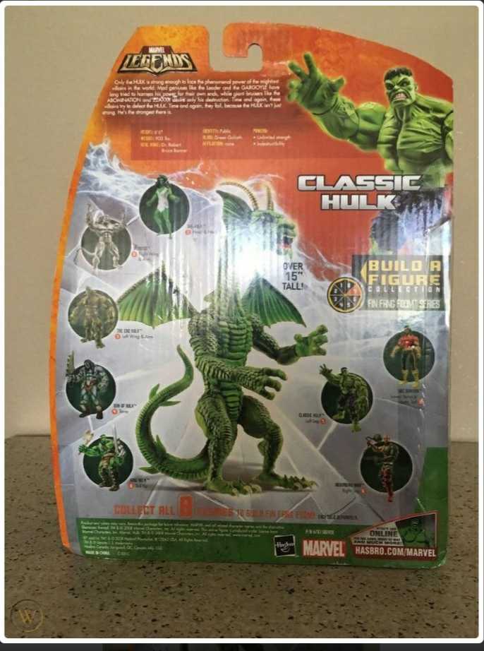 Marvel Legends, Hulk Series, Fin Fang Foom Wave: Classic Hulk - Hasbro (Marvel Superheroes) action figure collectible - Main Image 4
