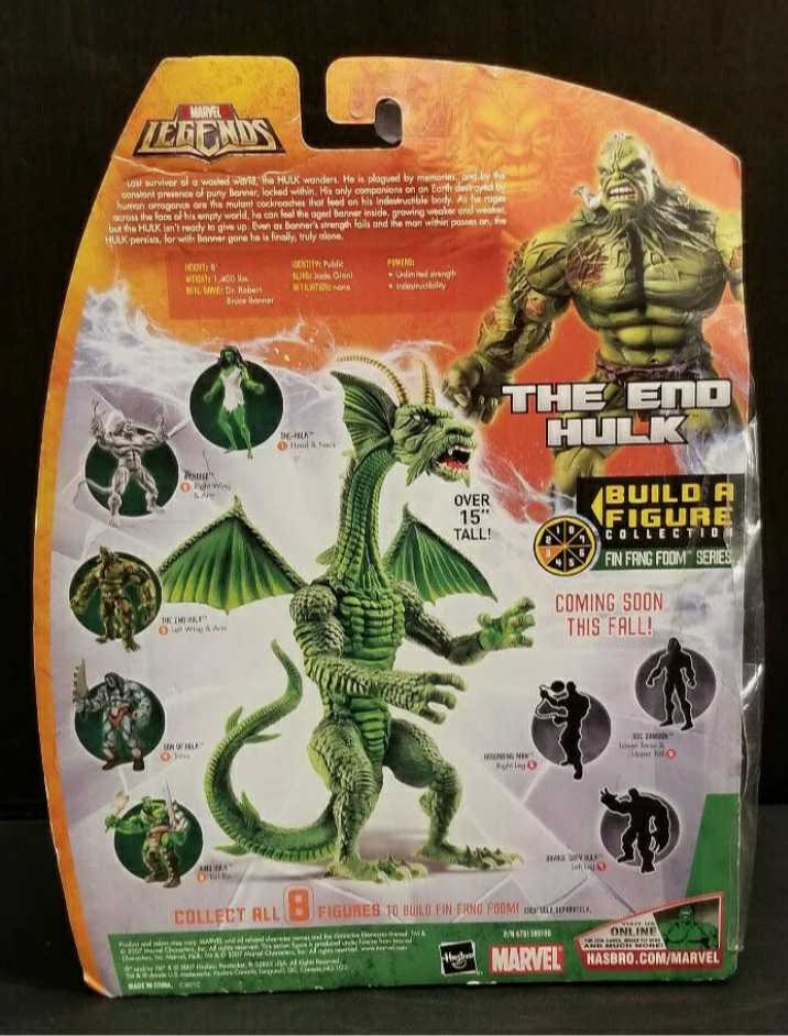 Marvel Legends, Hulk Series, Fin Fang Foom Wave: The End Hulk - Hasbro (Marvel Superheroes) action figure collectible - Main Image 4