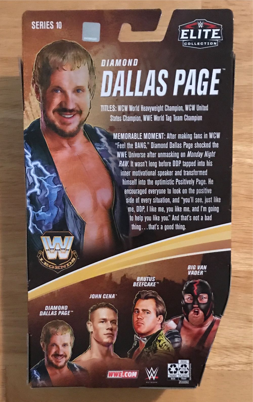 Diamond Dallas Page - Mattel Wwe (WWE Mattel Elite Legends Series 10 Target Exclusive) action figure collectible [Barcode 887961948042] - Main Image 2