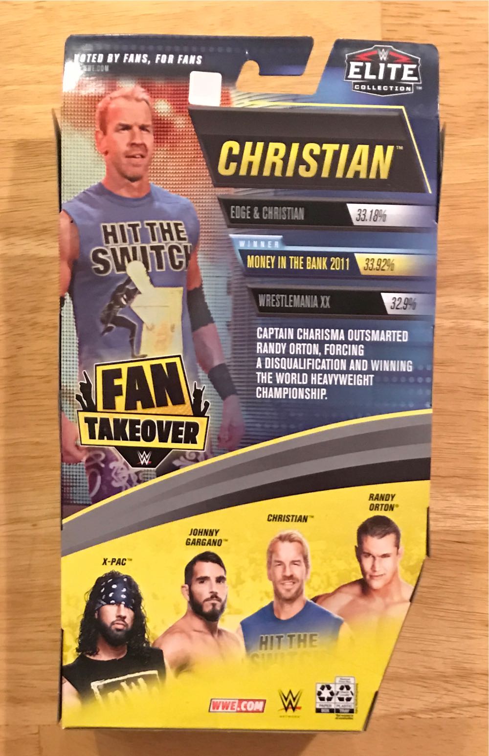 Christian - Mattel - WWE (WWE Elite Collection - Fan Takeover Series 2) action figure collectible [Barcode 887961947861] - Main Image 2