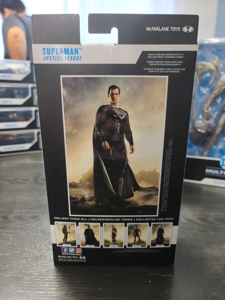 DC Multiverse Justice League Black Suit Superman - McFarlane Toys™ (Comic Book) action figure collectible - Main Image 3
