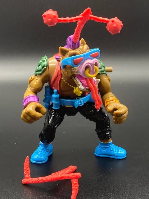 Wacky Action Head Spinnin’ Bebop - Playmates Toys (Teenage Mutant Ninjaturtles) action figure collectible - Main Image 3