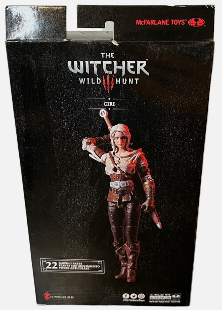 Ciri - McFarlane (The Witcher 3: Wild Hunt) action figure collectible [Barcode 787926134070] - Main Image 2