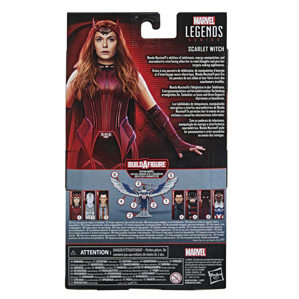 Marvel Legends, Disney +/Falcon Wings Wave: Scarlet Witch (MCU) - Hasbro (Marvel Legend Series) action figure collectible - Main Image 4