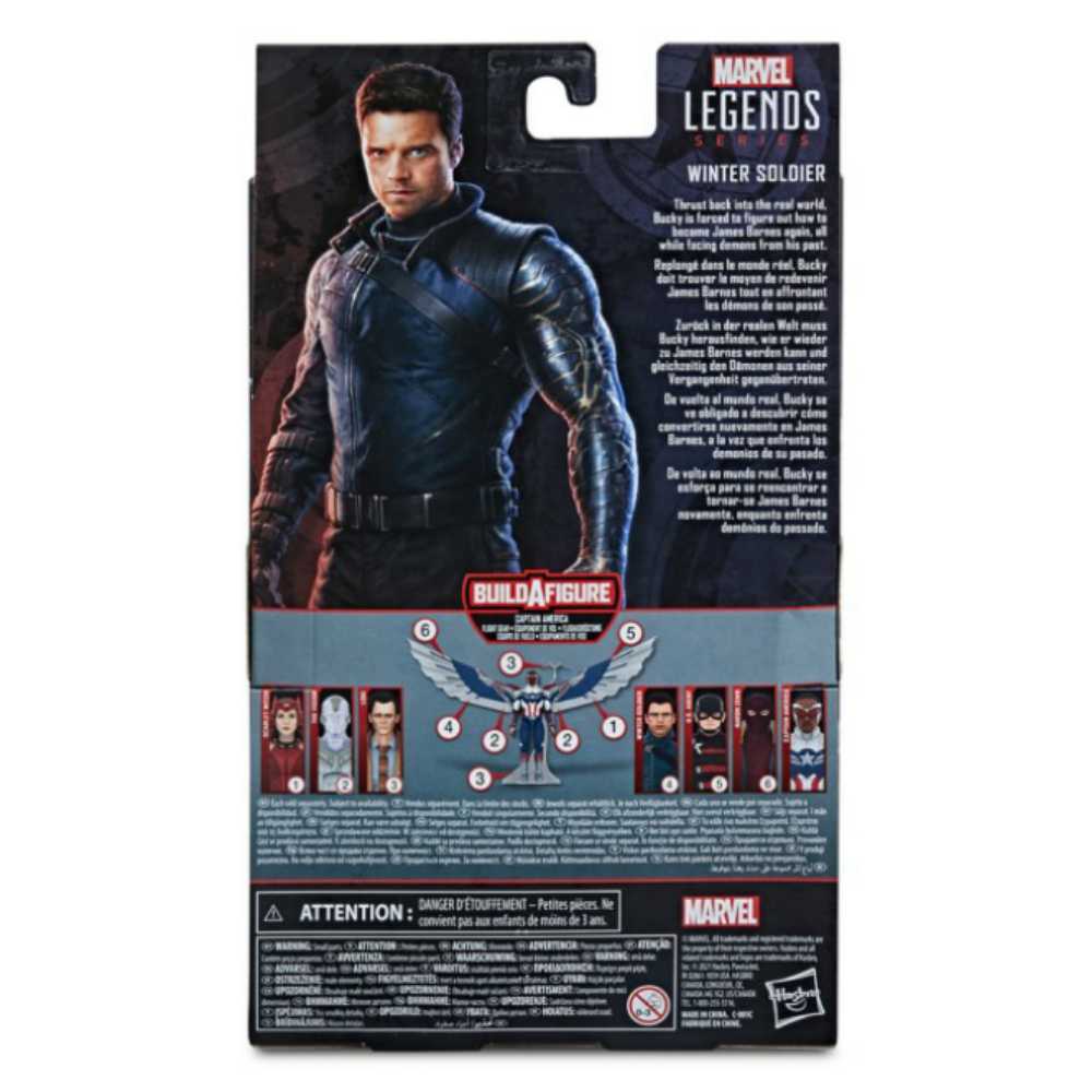 Marvel Legends, Disney +/Falcon Wings Wave: Bucky Barnes, The Winter Soldier (MCU) - Hasbro (Marvel Superheroes) action figure collectible - Main Image 4