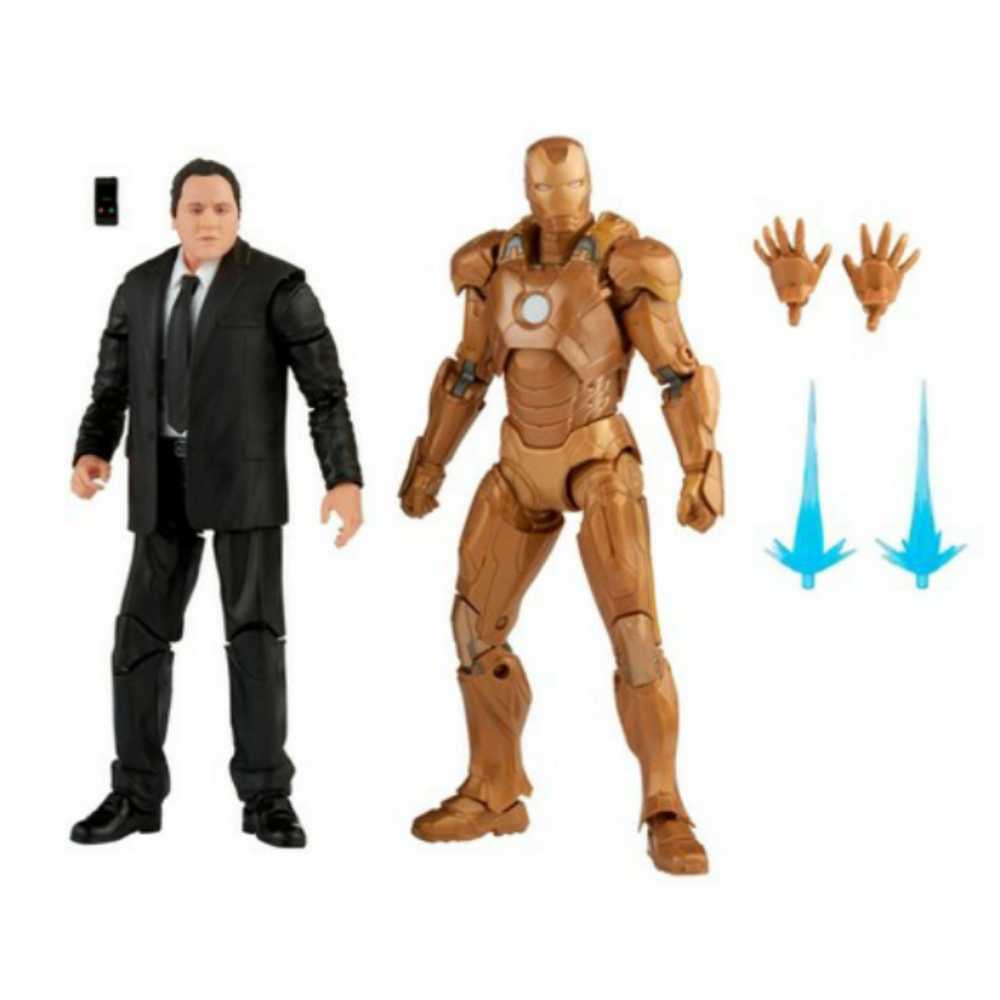 Happy Hogan And Iron Man MK XXI - Hasbro (Infinity Saga - Iron Man MK XXI and Happy Hogan) action figure collectible - Main Image 2