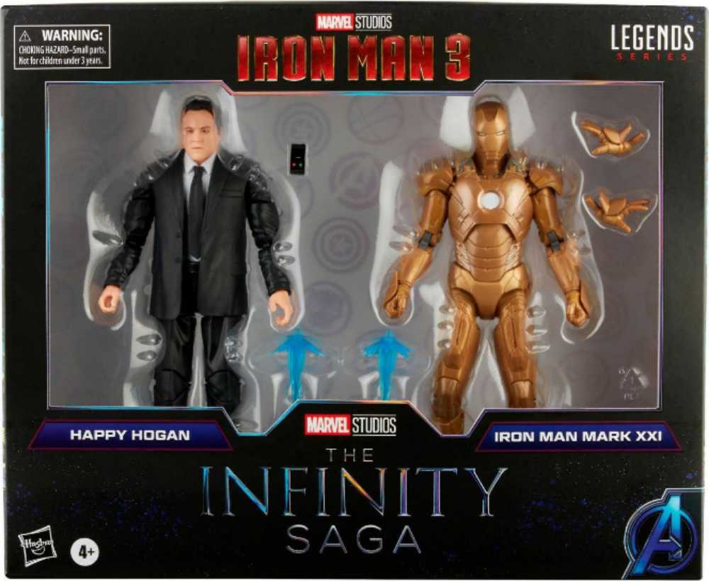 Happy Hogan And Iron Man MK XXI - Hasbro (Infinity Saga - Iron Man MK XXI and Happy Hogan) action figure collectible - Main Image 3