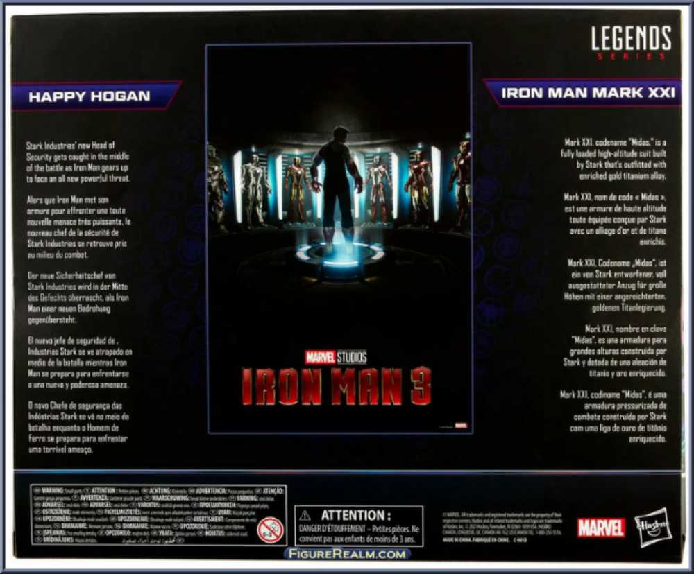 Happy Hogan And Iron Man MK XXI - Hasbro (Infinity Saga - Iron Man MK XXI and Happy Hogan) action figure collectible - Main Image 4