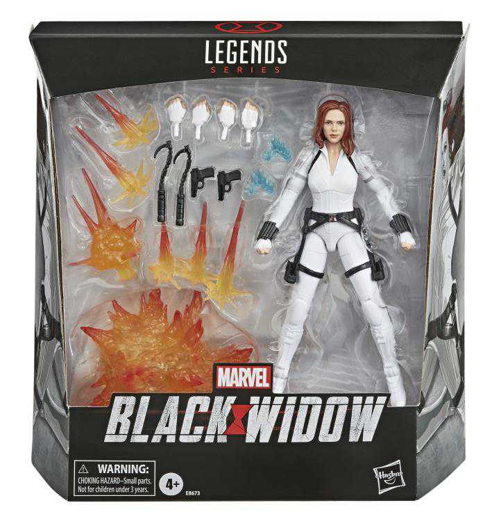 Marvel Legends, Deluxe Edition: Black Widow, White Suit (MCU) - Hasbro (Marvel Superheroes) action figure collectible - Main Image 3