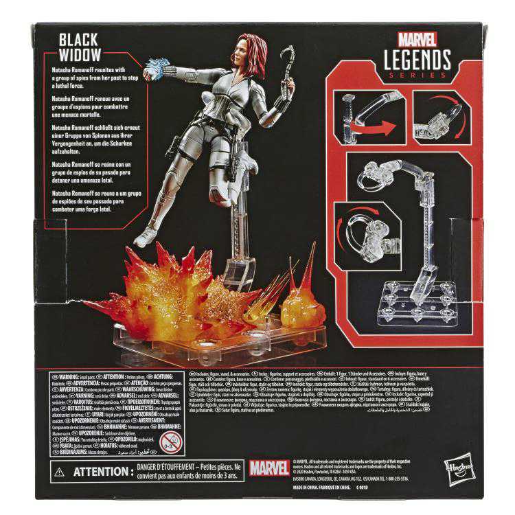 Marvel Legends, Deluxe Edition: Black Widow, White Suit (MCU) - Hasbro (Marvel Superheroes) action figure collectible - Main Image 4