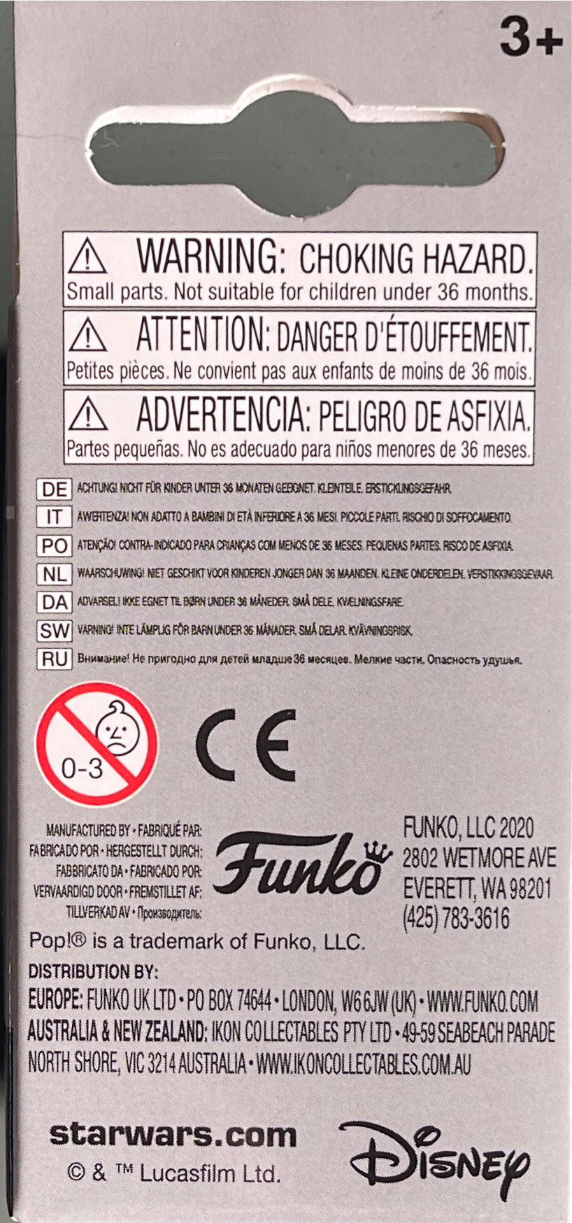 Funko Pop! Keychain: Star Wars Darth Vader 2 Inches - Funko (Star Wars) action figure collectible [Barcode 889698530491] - Main Image 2