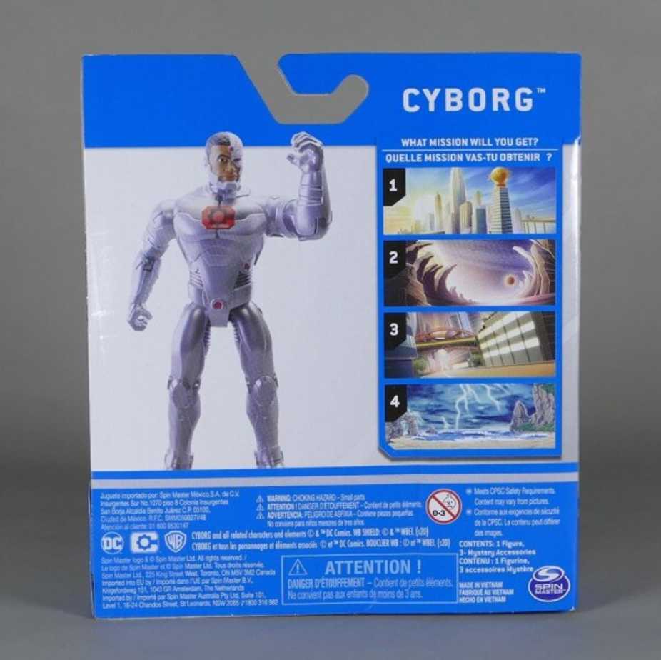 Spinmaster Heroes Unite Cyborg  - Spin Master (DC Heroes Unite) action figure collectible [Barcode 778988303092] - Main Image 3