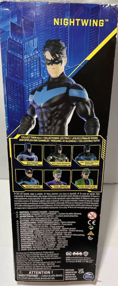 Batman: Batman Nightwing Edition 12” 1st Edition: Spin Master - Spin Master (Nightwing) action figure collectible [Barcode 778988359099] - Main Image 2