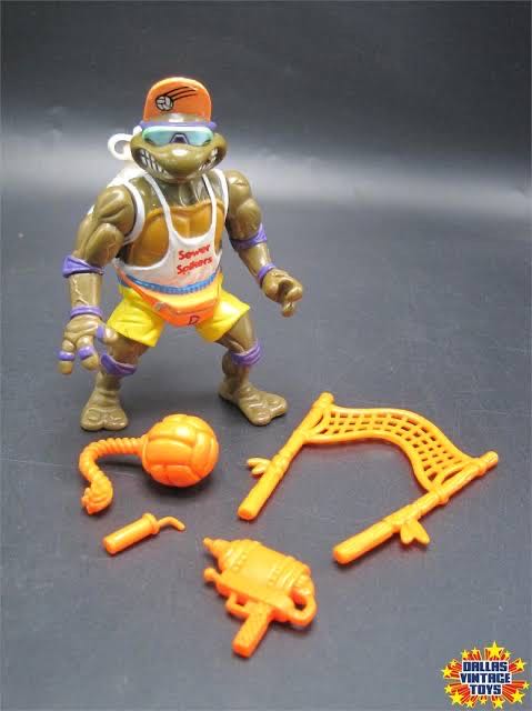 Spike ‘N Volley Don - Playmates (Teenage Mutant Ninja Turtles (1992)) action figure collectible - Main Image 3