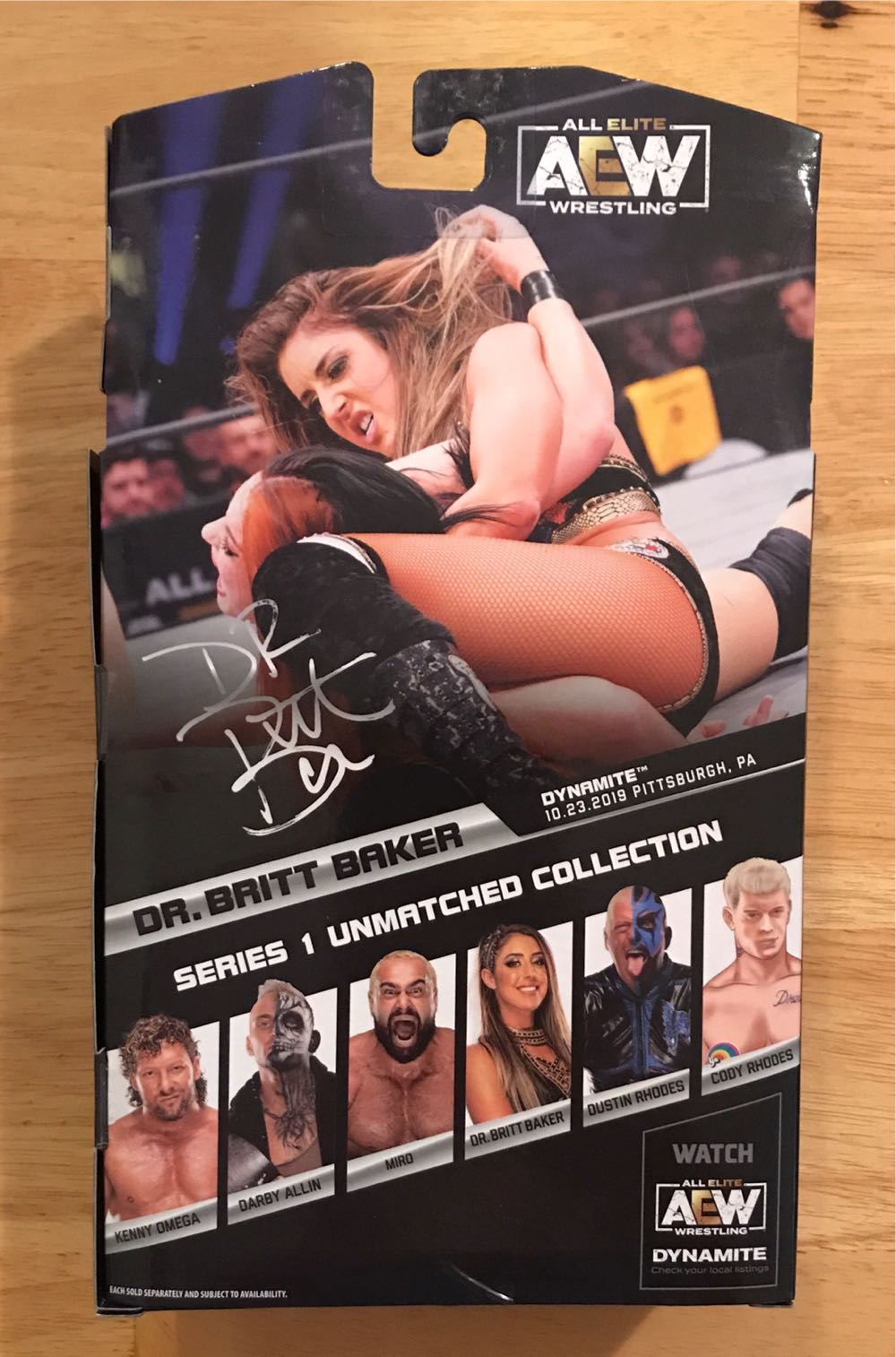 Britt Baker - Jazwares LLC (AEW Unmatched) action figure collectible [Barcode 191726415268] - Main Image 3