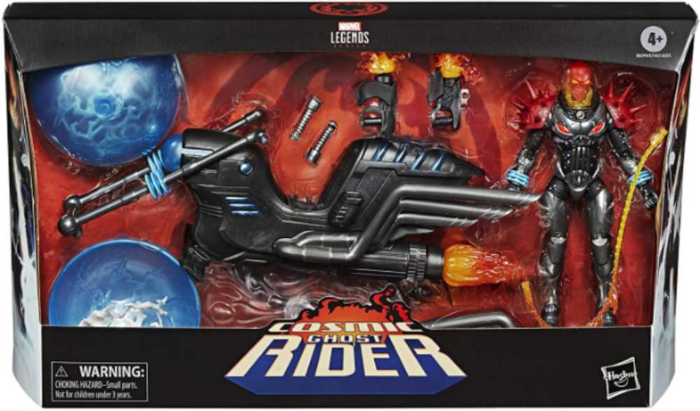 Marvel Legends, Ultimate Riders: Cosmic Ghost Rider with Bike - Hasbro (Marvel Superheroes) action figure collectible - Main Image 3
