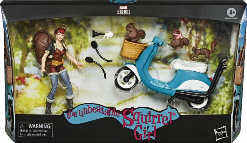 Squirrel Girl with Scooter And Tippy Toe - Hasbro (Marvel Superheroes) action figure collectible - Main Image 3