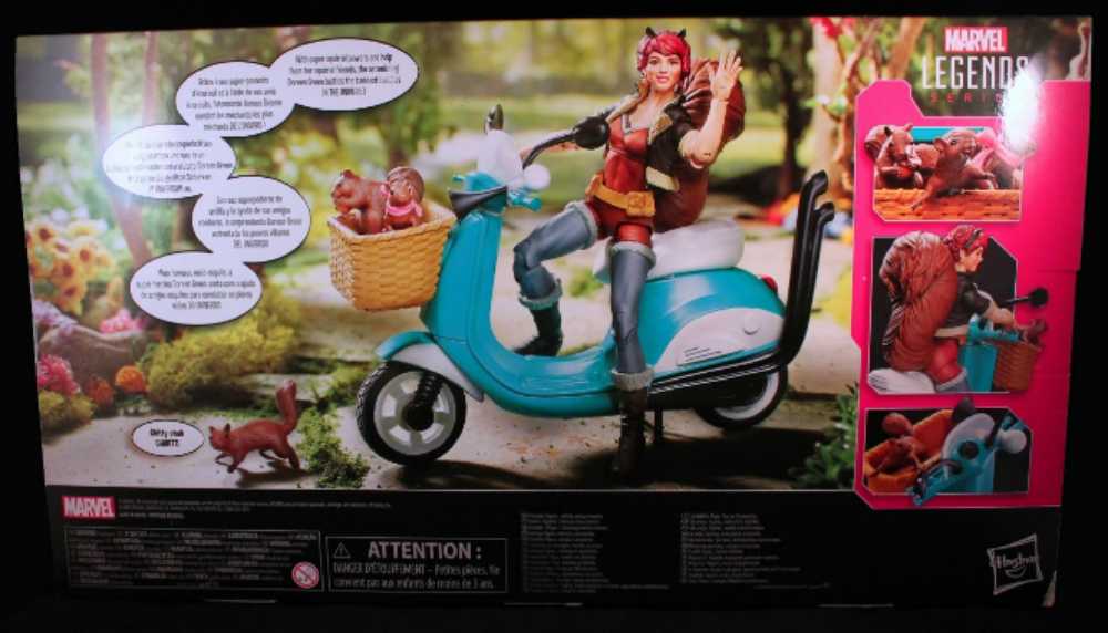 Squirrel Girl with Scooter And Tippy Toe - Hasbro (Marvel Superheroes) action figure collectible - Main Image 4