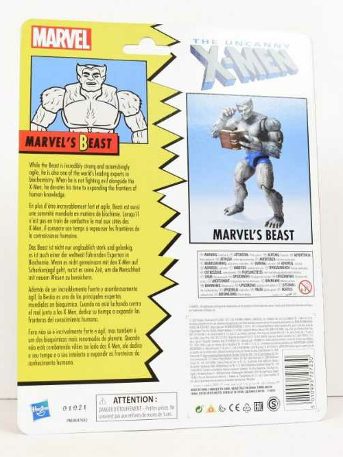 Marvel Legends, Fan Channel Exclusive, X-Men Retro Wave: Beast - Hasbro (Marvel Superheroes) action figure collectible - Main Image 4