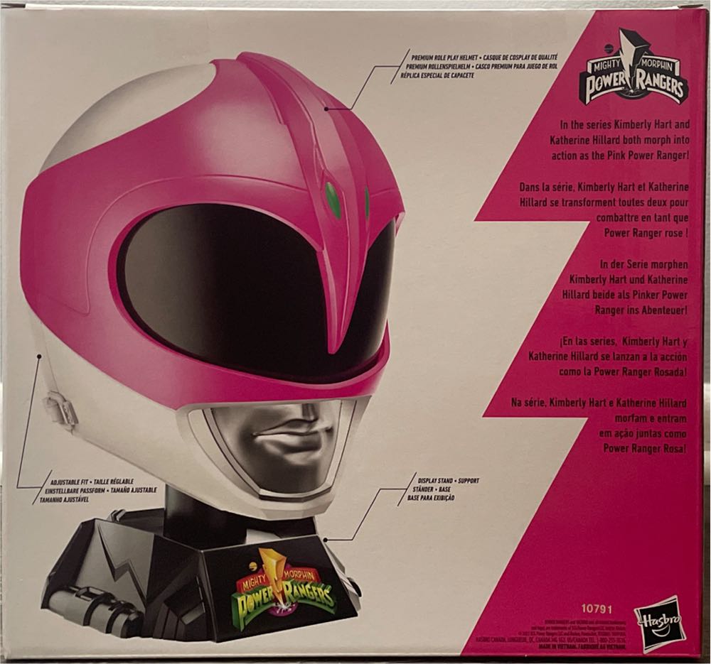 COSPLAY: Pink Ranger Helmet - Hasbro (Power Rangers Lightning Collection) action figure collectible [Barcode 5010993841240] - Main Image 2