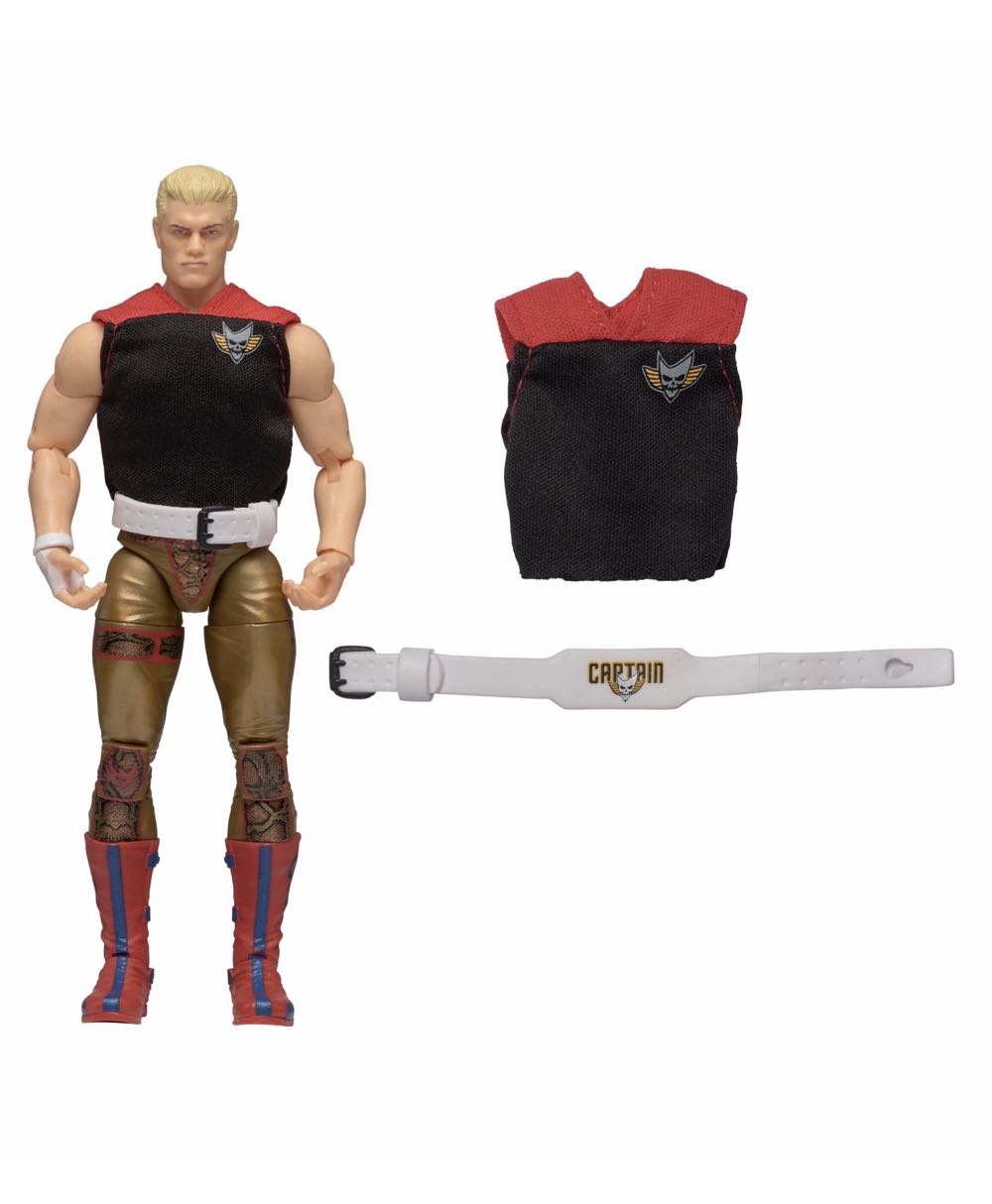 #07 Cody Rhodes (Rare Edition) - Jazwares AEW (AEW Jazwares Unrivaled Collection Series 1) action figure collectible [Barcode 191726376989] - Main Image 3
