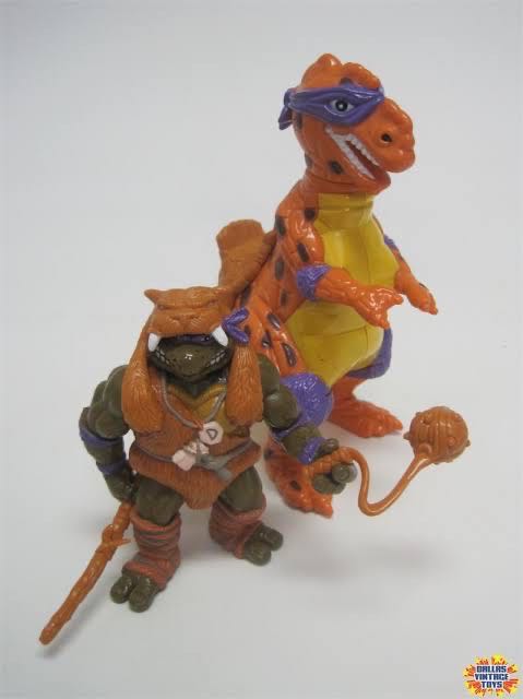 Cave Turtle Don With Trippy Tyrannosaurus - Playmates Toys (Teenage Mutant Ninja Turtles) action figure collectible - Main Image 3
