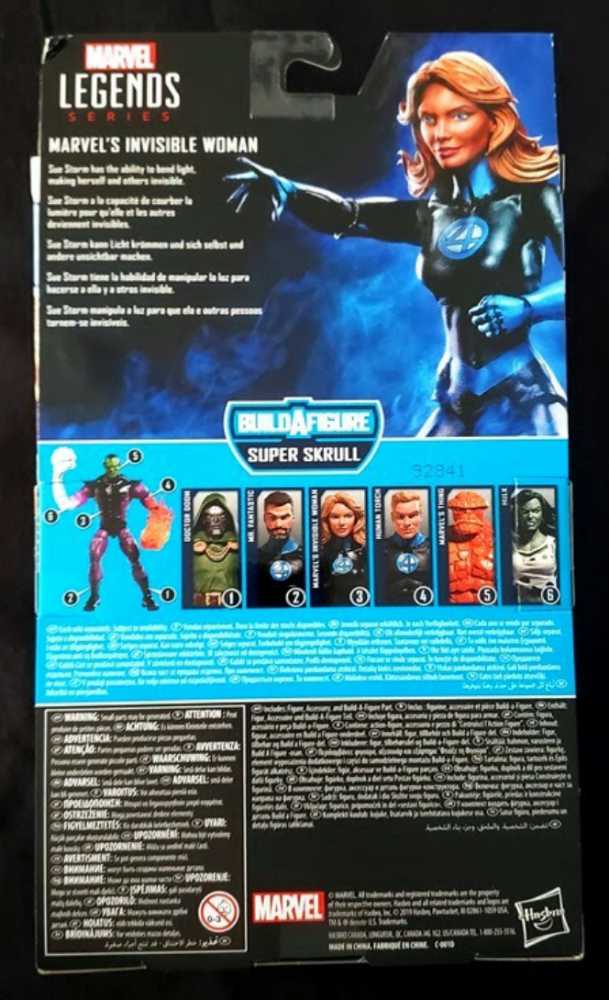Invisible Woman - Black & Blue - Hasbro (Marvel Superheroes) action figure collectible - Main Image 4