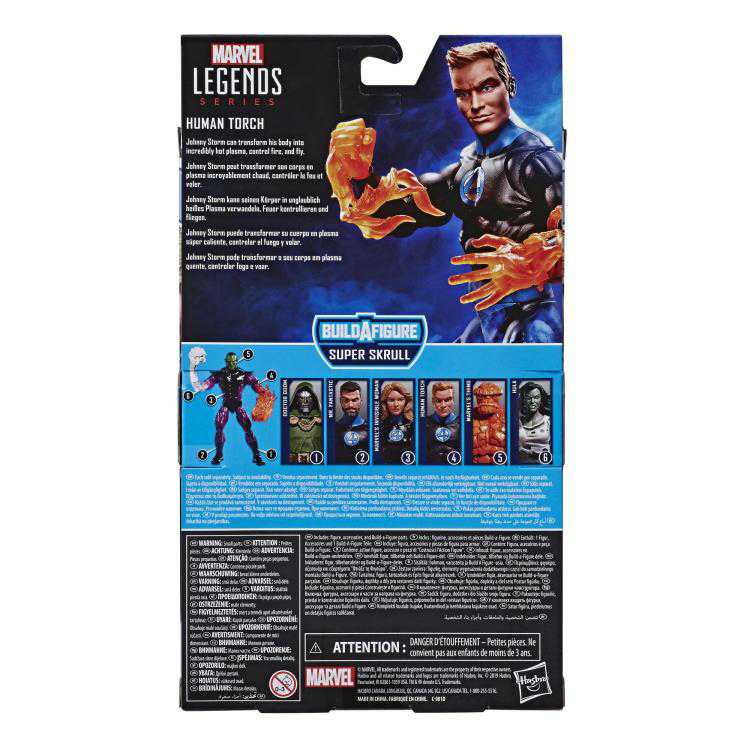 Human Torch - Black & Blue - Hasbro (Marvel Superheroes) action figure collectible - Main Image 4