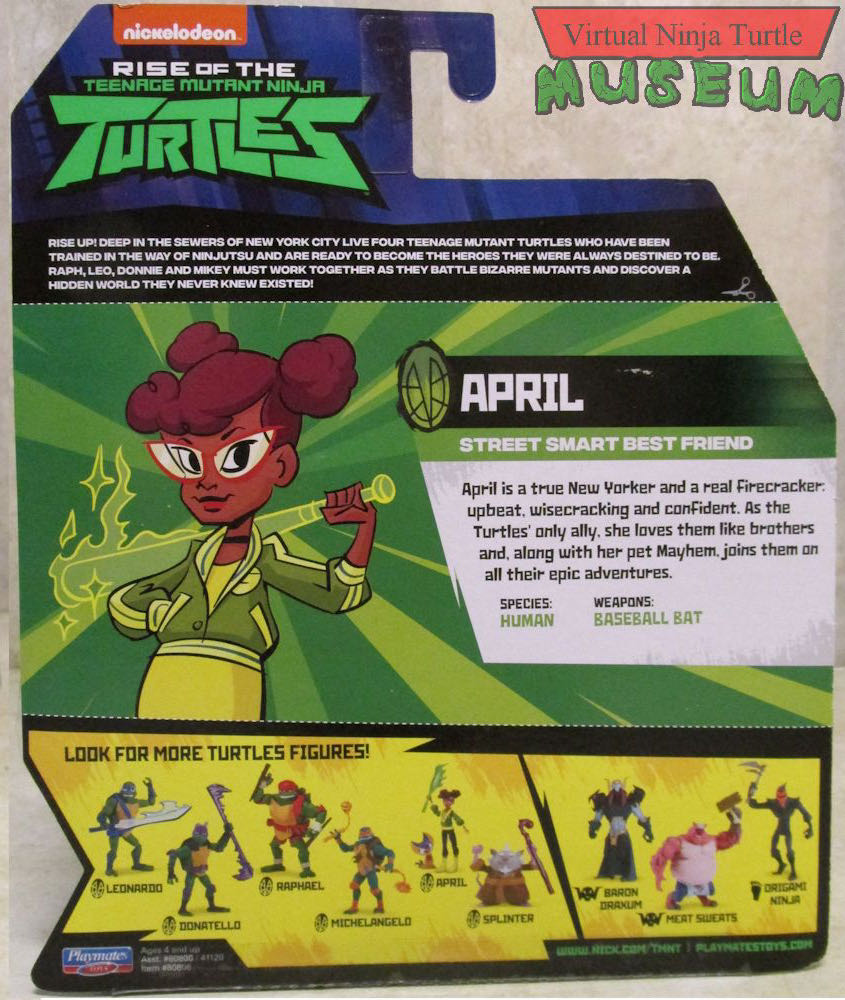 April - Spin Master (Rise of the Teenage Mutant Ninja Turtles) action figure collectible - Main Image 2