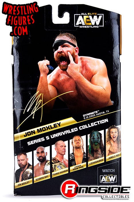 Jon Moxley - Jazwares (AEW Unrivaled Collection) action figure collectible [Barcode 191726377382] - Main Image 2