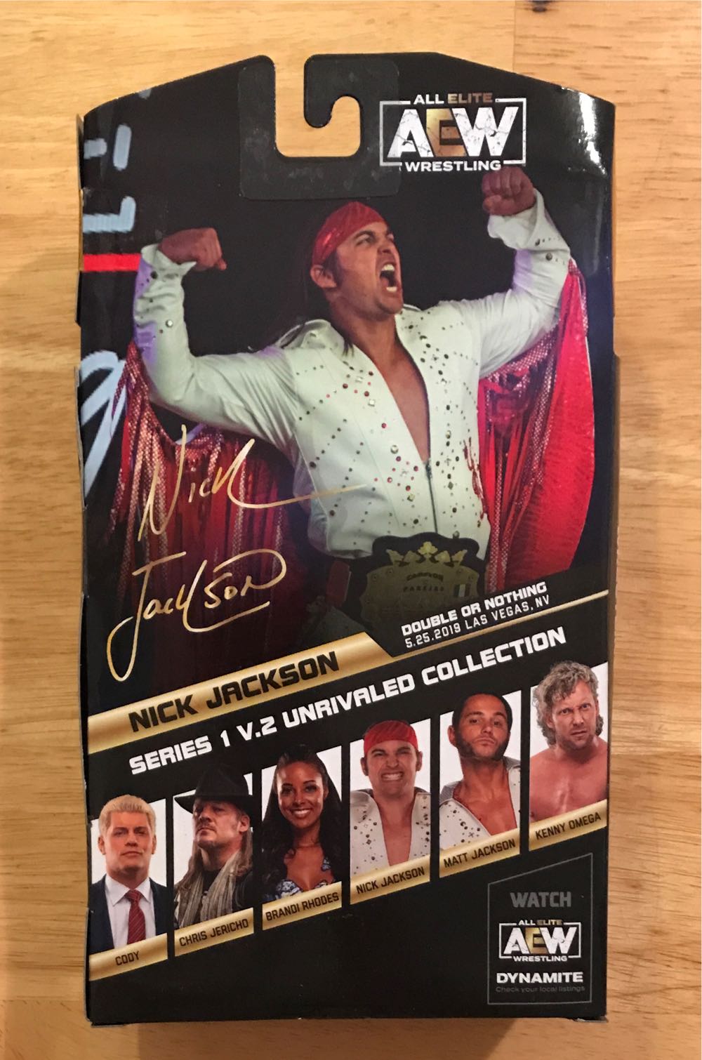 Nick Jackson AEW 1 - Jazwares (AEW Unrivaled Collection Series 1B) action figure collectible [Barcode 191726408680] - Main Image 4