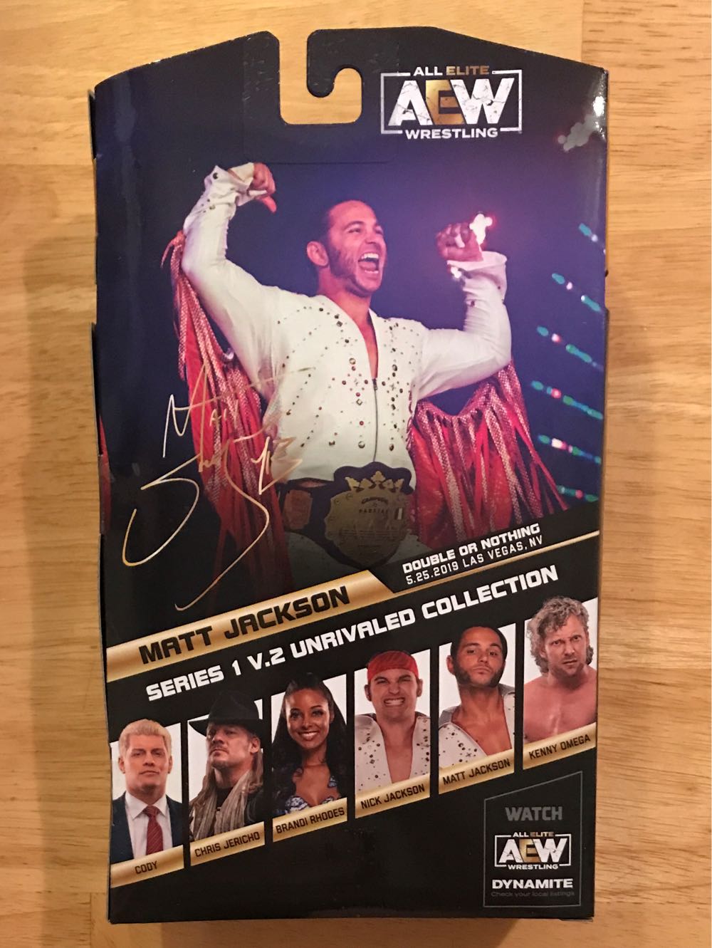 Matt Jackson AEW 1 - Jazwares (AEW Unrivaled Collection Series 1B) action figure collectible [Barcode 191726408673] - Main Image 4