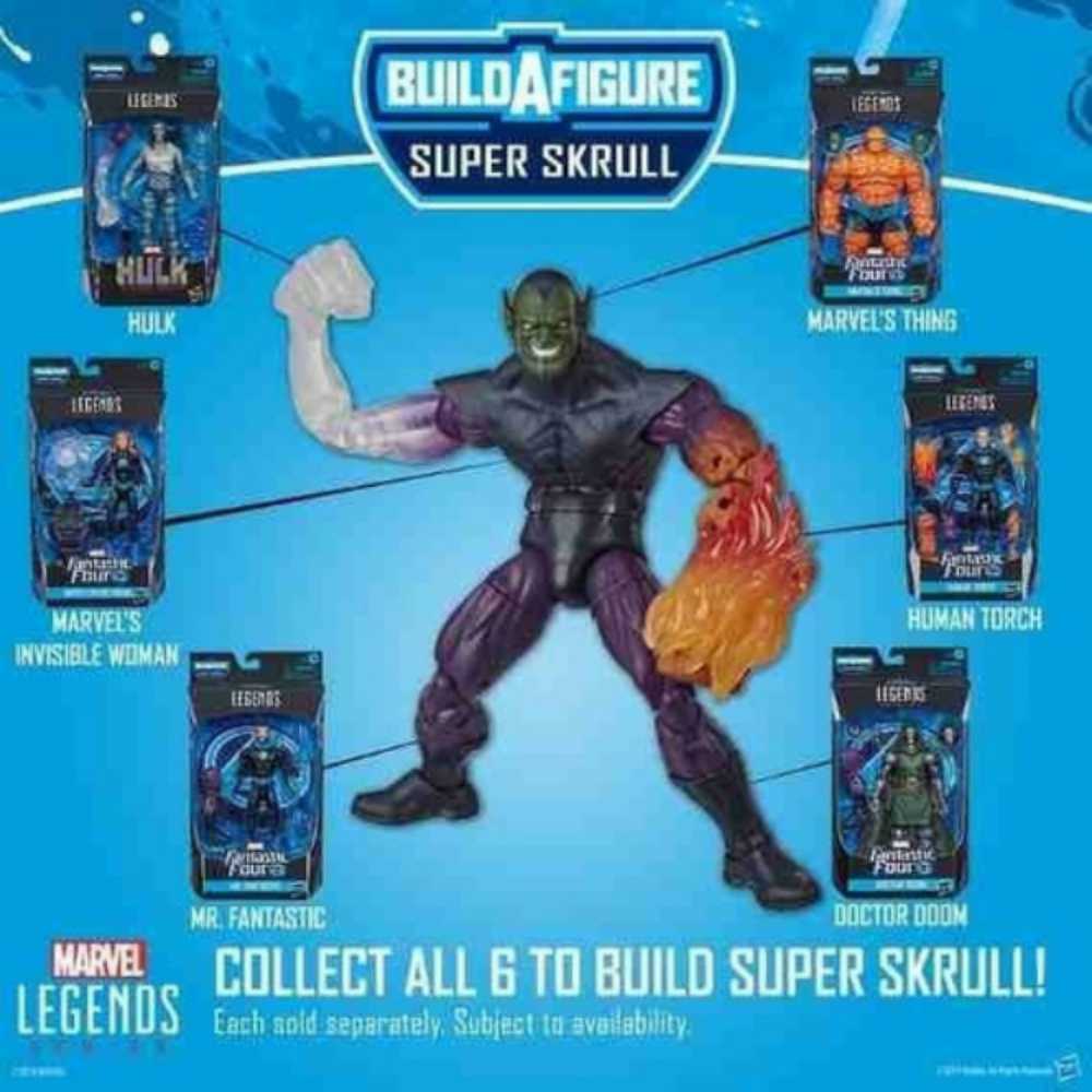 Marvel Legends, Super Skrull Wave: Super Skrull Build-a-figure - Hasbro (Marvel Superheroes) action figure collectible - Main Image 3